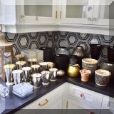 D28. Candleholders and vases. 
